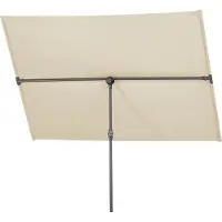 Schneider-Schirme Balkonschirm Avellino rechteckig, ca. 180 x 130 cm, Farbe:natur