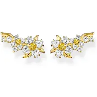 Thomas Sabo Ohrstecker Blume Lovely Daisy vergoldet