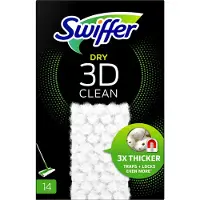 Swiffer Bodenwischer 3D Clean Trockene Bodentücher Nachfüllpackung 1 St