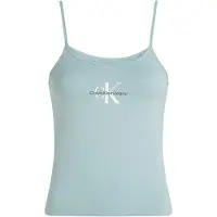 Calvin Klein Top Monologo J20J223105 Blau Slim Fit