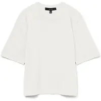 Vero Moda Kurzarmpullover "VMSILJE 2/4 O-NCK OVERSIZE PULL GA NOOS" Viskosemischung, oversize