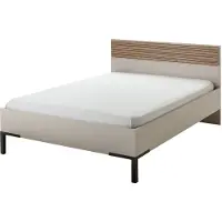 Die Möbelfundgrube Jugendbett 120 x 200 cm Eiche - beige - BRAVO