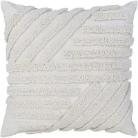 House Nordic | Dekokissen Albany Weiß Polyester 45x45x10 cm | NADUVI