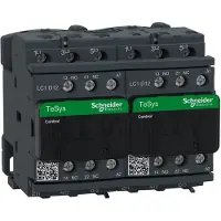 Schneider Electric LC2D12D7 Wendeschützkombination, 3p+1S+1Ö, 5,5kW/400V/AC3, 12A, Spule 42V 50/60Hz
