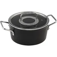 Fissler Adamant / Aluminium-Kochtopf (Ø 20 cm, 2,7L) Töpfe-beschichtet mit Glas-Deckel, antihaftend - Induktion