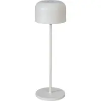 Konstsmide LED Tischleuchte Lille | weiß | Indoor/Outdoor | Kabellos | 11 x 11 x 36 cm | 7834-250