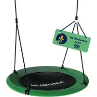 Hudora , höhenverstellbare Nestschaukel "Start 90", grün, 90 cm