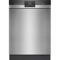 Siemens iQ300, Unterbau-Geschirrspüler, 60 cm, Gebürsteter Stahl, SN43ES04TE