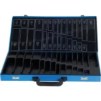 Format Metallkassette leer blau