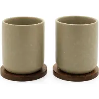 Bredemeijer Teetasse Silhouet Umea Clay 200ml (Satz von 2)