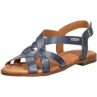 Pikolinos ALGAR Damen Sandalette - Riemchen Sandalen blau NEU