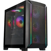 Silverstone FARA 312Z, Midi Tower, PC, Schwarz, micro ATX, Mini-ITX, Kunststoff, Stahl, Gaming