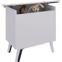 VCM Holztruhe | Masse ca. H. 65 x B. 68 x T. 39 cm | Kiste für alle Wohnräume | Aufbewahrungsbox | Kiste