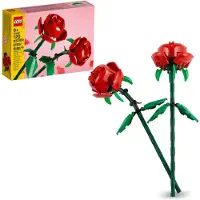 LEGO Botanicals Rosen - Spielset mit künstlichen Blumen – Kreative Deko mit Blumen zum Bauen – Spielzeug für Mädchen und Teenager ab 8 Jahren – Originelle Geschenkidee zum Geburtstag – 40460