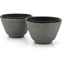 Bredemeijer Teetasse Asia Jang Betongrau 100ml (Set von 2)