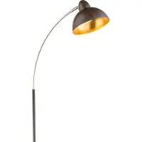 Globo Stehlampe Anita Rostbraun