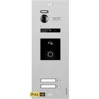 Balter EVO-HD Fingerprint und RFID Video Türsprechanlage Zusatz Tüstation, 2 Familienhaus, Video Türklingel mit Kamera, 2 Draht Bus