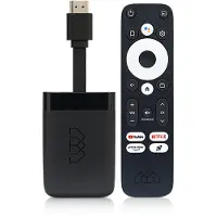 Homatics Dongle R 4K Android TV Mediaplayer Stick Schwarz (UHD 4K, WiFi 5, Sprachfernbedienung)