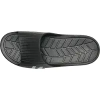 Hummel Nielsen Sandal Badeschuhe Slide schwarz/grau 206571-2001, Schuhgröße:34 EU