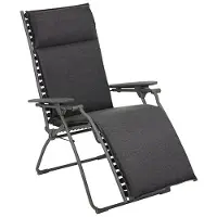 Lafuma Outdoor Relaxliege BAYANNE Onyx / Gestell Titane