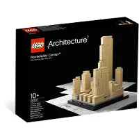LEGO Rockefeller Center, 10 Jahr(e), 240 Stück, Schwarz, Gold, Grau