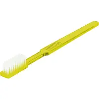 Unigloves Einmalzahnbürsten - mit Zahnpasta - Kunststoff - gelb - 100 Zahnbürsten