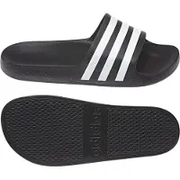 Adidas Pantoletten adilette Aqua F35543 Schwarz 43