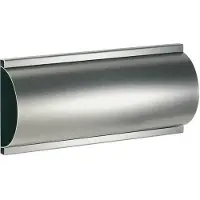 Albert Zeitungshalter A-142683, beidseitig offen, Edelstahl 180x400x75mm