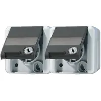 JUNG SCHUKO-Steckdose 2-fach 16A 250V 8220 NAWSL (8220NAWSL)