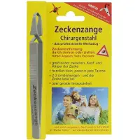 Pharma Brutscher Zeckenzange Chirurgenstahl Geriffelt 1 St