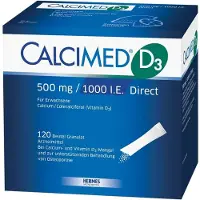 Hermes Arzneimittel GmbH Calcimed D3 500 mg/1000 I.E. Direct Gran 120 St