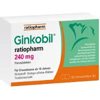 Ginkobil -ratiopharm 240 mg Filmtabletten 60 St