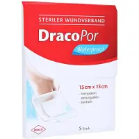 Dr. Ausbüttel & Co. GmbH Dracopor Waterproof Wundverband 15x15 cm 5 St