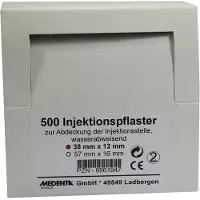 MEDENTA Injektionspflaster 1,2x3,8 cm 500 St