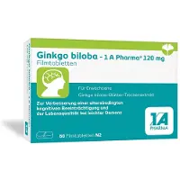 1 A Pharma Ginkgo Biloba-1A Pharma 120 mg Filmtabletten 60 St