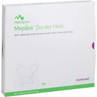 Mepilex Border Heel Fersenverb.haft.22x23 cm ster. 10 St Verband