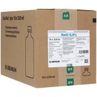Ecoflac Isotone Kochsalz-Lösung 0,9% Braun Plus 10x250 ml Infusionslösung
