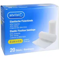 Alliance Healthcare Deutschland GmbH Alvita Elastische Fixierbinde 8 cmx4 m 20 St