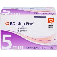 + Prisoma GmbH BD Ultra-fine Pen-nadeln 5 mm 31 G 0,25 105 St