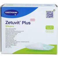 Crosp Medical GmbH Zetuvit Plus Silicone steril 8x8 cm 10 St