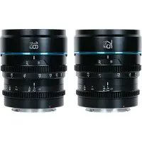 Sirui MS-2SRB Nightwalker Series 16 & 75mm T1.2 S35 Manual Focus Cine Lens Bundle (RF Mount, Black)
