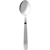 Gense Dessertlöffel Rejka in Matter/glänzender Stahl | Gr.: onesize