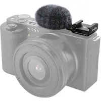 SmallRig 3526 Cold-shoe-adapter Mit Windschutz Für Sony Zv-e10 Und Zv-1