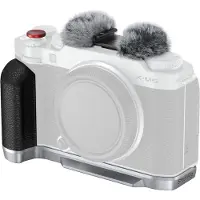 SmallRig 4875 L-Shape Montageplatte mit Silikongriff für Fujifilm X-M5, silber