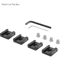 SmallRig 5033 Anti-Twist Cold Shoe Mount Support (4 Stück)
