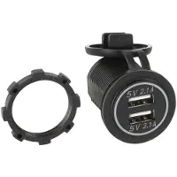 ACV USB Ladeadapter 12/24V USB-A 2x5V 2.1A Install.