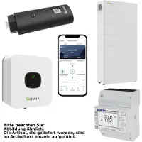 Growatt SPH4000TL 0% MwSt §12 III UstG BL-UP 4kW Hybrid Wechselrichter mit 6.5kWh Solarspeicher-Set