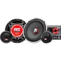 MTX Audio TX665S Lautsprecherset 16,5 cm 2-Wege 90W RMS 4O Aluminiumgehäuse Neodym-Hochtöner Seidenkuppelspule TSV TIL