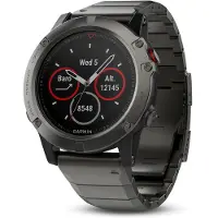 Garmin Fenix 5X saphirglas grau mit Metallarmband