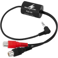 Monacor FGA-30, 20 - 30000 Hz, 20000 Ohm, 20000 Ohm, 0,01%, Schwarz, 24 mm